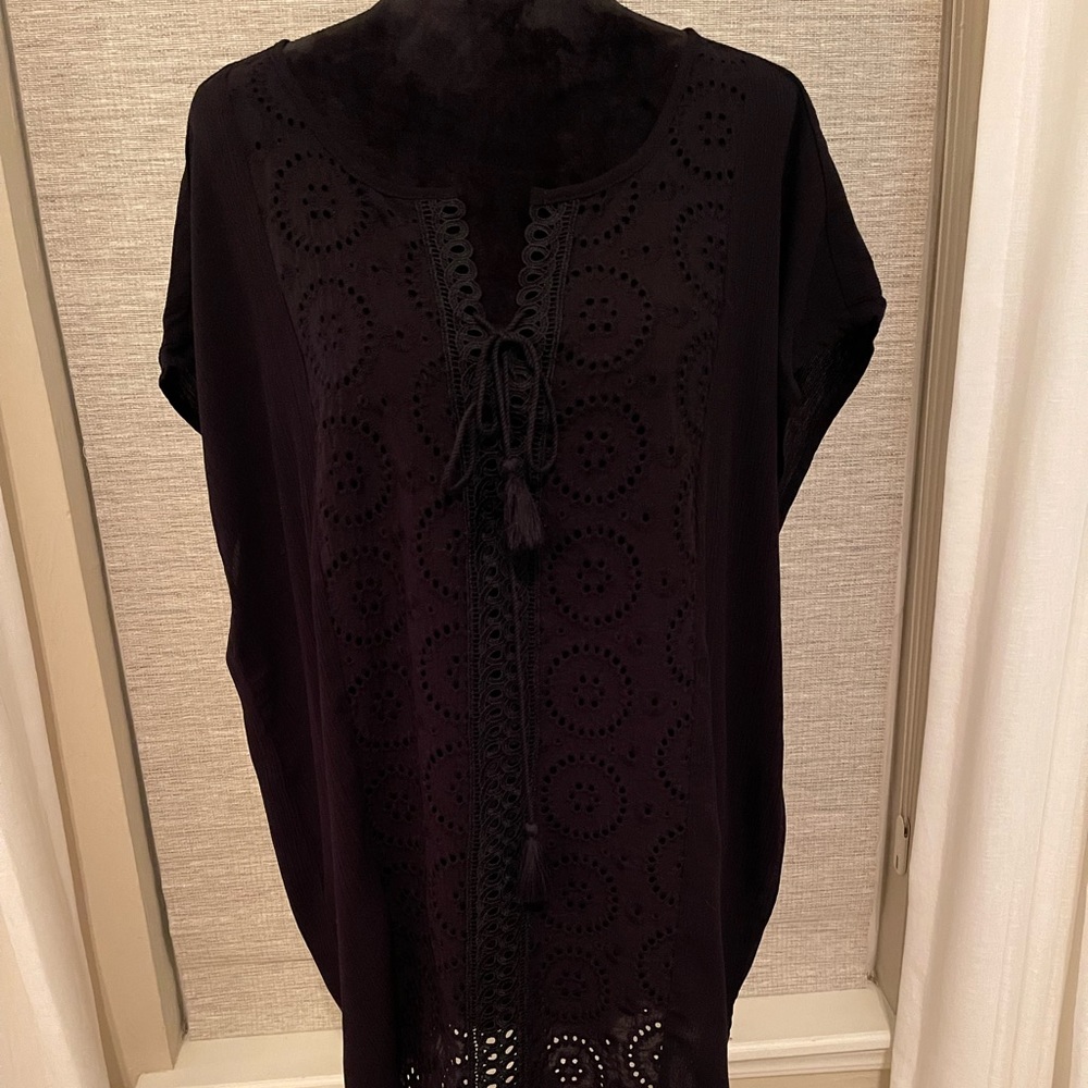 Kona Sol Black Swim Suit Coverup